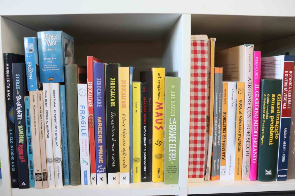 children's books and gardening-themed books