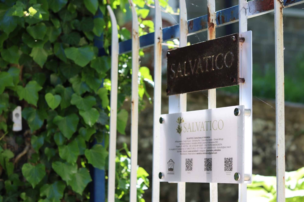SALVATICO sign gate