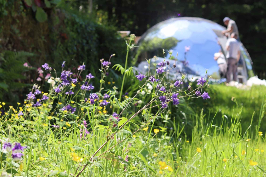 SALVATICO glamping dome work in progress